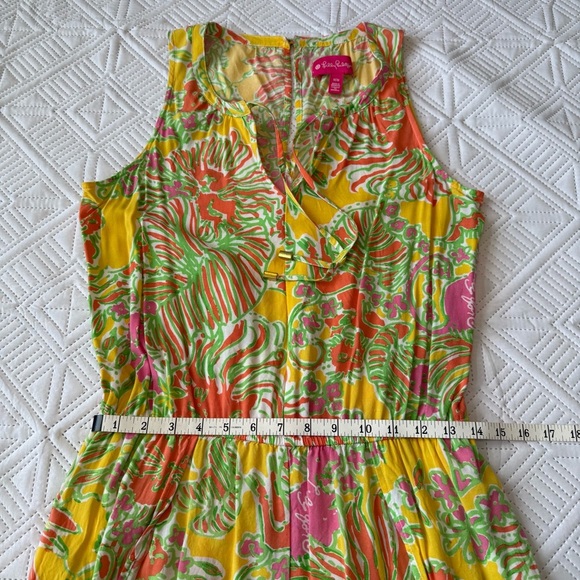 Lilly Pulitzer x Target Challis Romper Happy Place Size Medium - Picture 6 of 11